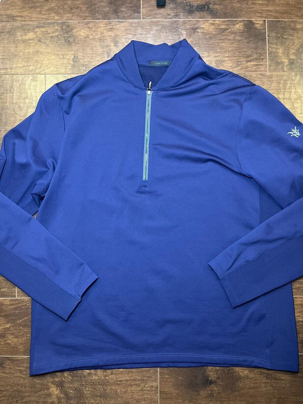Grayson Mens Causal Stretch Long Sleeve Pull Over 1/4 Sweater Size XL